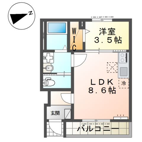 アヴェリアの間取り