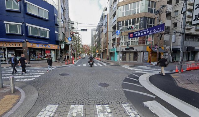 港区東麻布１丁目の事務所の周辺