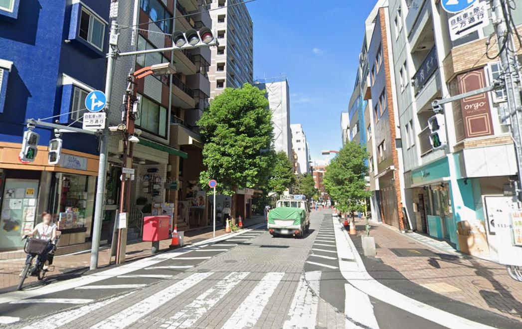 港区東麻布１丁目の事務所の周辺