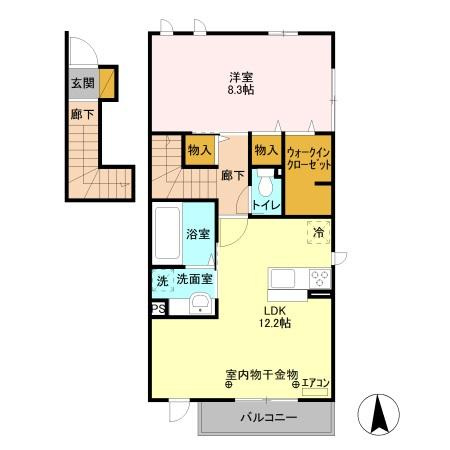 ソレイユの間取り