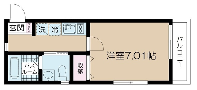 NSGATE亀有 の間取り