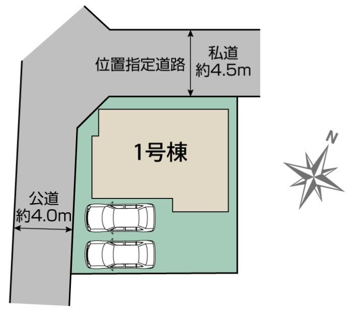 千葉市中央区稲荷町３丁目の区画図