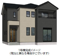 仲介手数料不要　よかタウンBloom東区桜木４丁目３期【桜木東小・桜木中】の外観パース|外観パースです