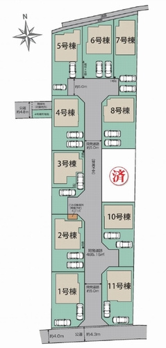 【区画図】 | 【仲介手数料０円】秦野市渋沢　新築一戸建て　全11棟 | 秦野市渋沢　新築一戸建て　全11棟