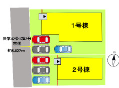 仲介手数料不要　よかタウンBloomＨ北区楡木６丁目３期【楡木、楠小・楠中】の区画図