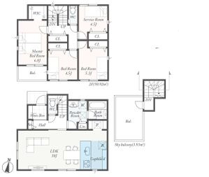 【間取り】 | 厚木市緑ヶ丘5丁目　新築分譲住宅　全1棟