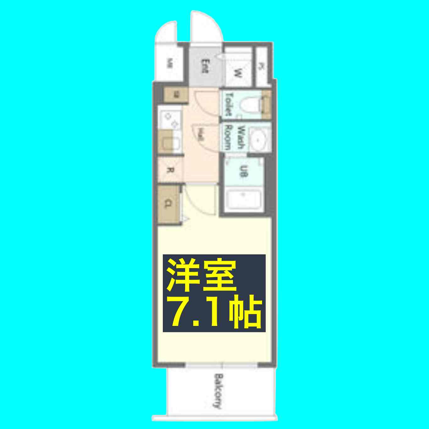 S-RESIDENCE名古屋菊井aline(アライン)　の間取り