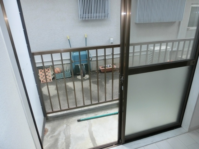 かすみコーポ内田のバルコニー