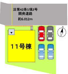 仲介手数料不要　よかタウンBloom北区植木町岩野５期【山東小・五霊中】の区画図