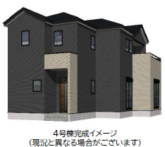 仲介手〇料不要　よかタウンBloom北区鶴羽田町１期【北部東小・北部中】の外観パース