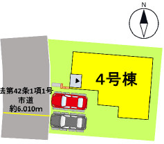 仲介手〇料不要　よかタウンBloom北区鶴羽田町１期【北部東小・北部中】の区画図