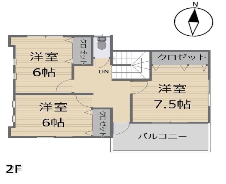 栃木市片柳町1丁目　中古戸建の間取り