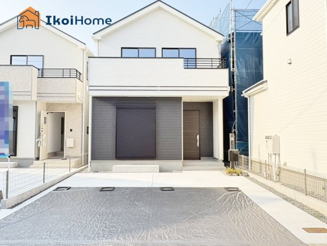 明石市魚住町西岡　全２棟B号棟　新築戸建　の外観|【ホームページに現地動画掲載中】●年中無休：当日予約可●山電「東二見」駅まで徒歩12分！間口南西向き