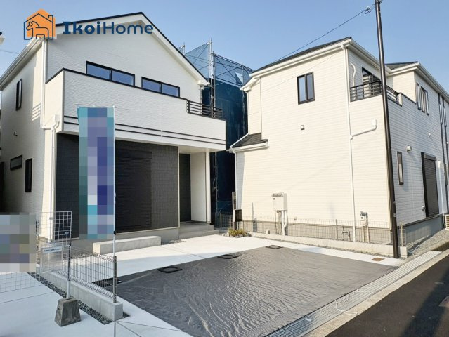 明石市魚住町西岡　全２棟B号棟　新築戸建　の前面道路含む現地写真|【ホームページに現地動画掲載中】●年中無休：当日予約可●車通りも少なく、安心の閑静な住宅地