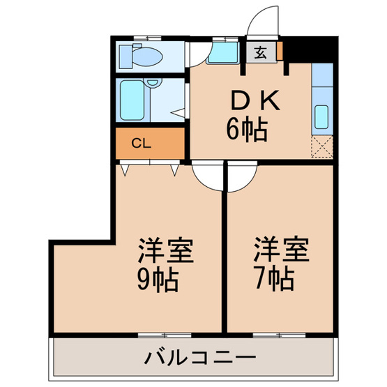 【間取り】 | Ｍ7マンション