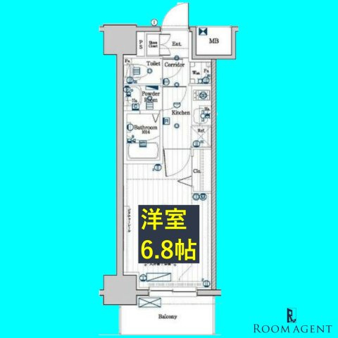 メイクスデザイン名駅南の間取り