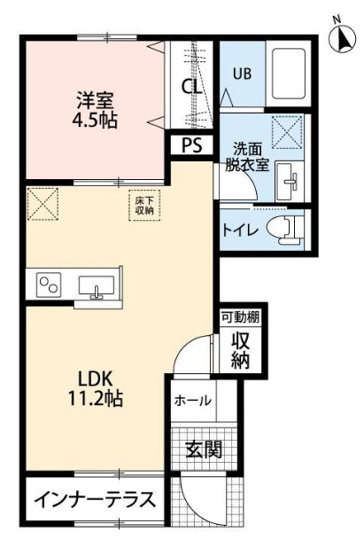 【間取り】 | リーブルファイン若葉桜木
