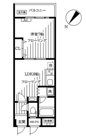 三栄ハイツの間取り