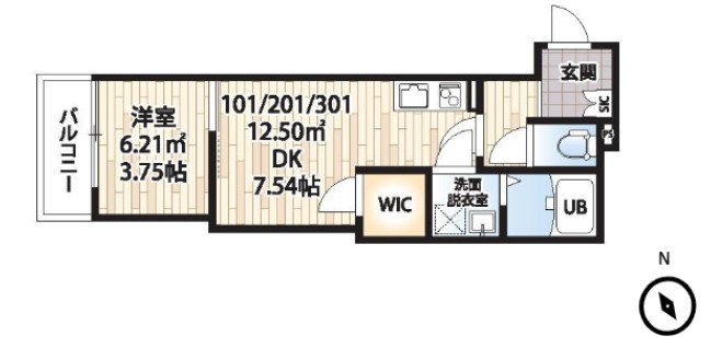 アルファサンライズの間取り