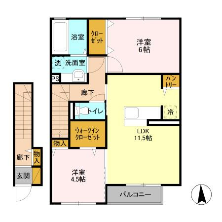 アル・ソーレⅡの間取り