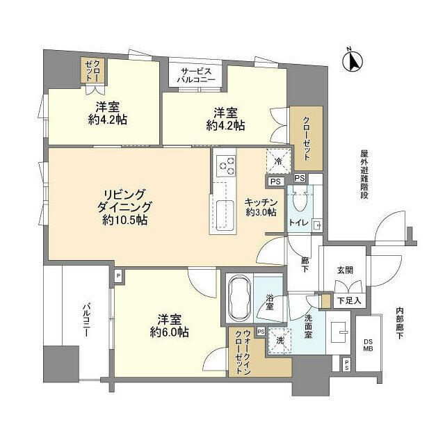 ブランズ明石町の間取り