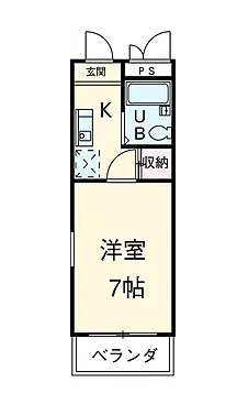 タケヤハイツの間取り