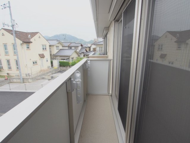 ウィット　B棟のバルコニー