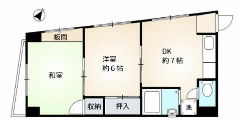 第一徳山ビルの間取り