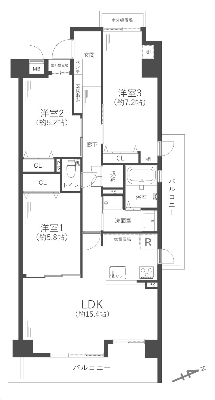 ろうきん鈴蘭台東コーポ