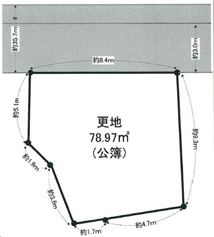 本山北町1丁目土地の土地図|土地図