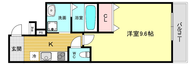 【間取り】 | フジパレス西宮甲東園Ⅱ番館