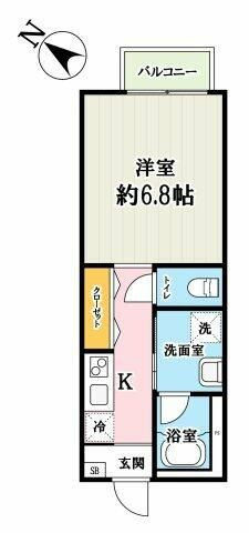 イースターリリー川口の間取り