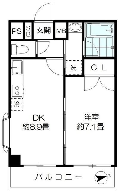 レジデンス上野の間取り