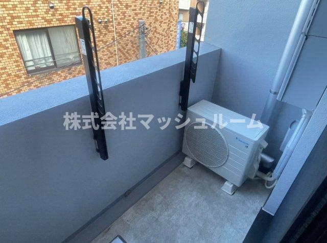 サウスワードキューブのバルコニー