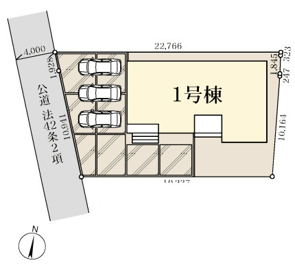 【区画図】 | 行田桜町　Livele Garden.S　新築戸建　全1棟　1号棟