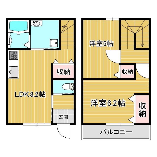 Young Frauの間取り