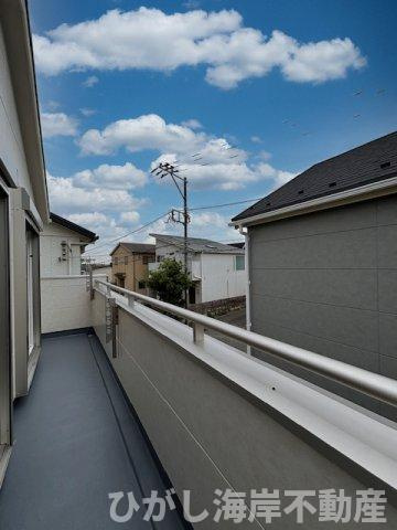 茅ケ崎市東海岸南6丁目　新築戸建　全３棟のバルコニー|バルコニー