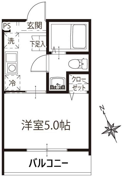 メルディア入間市の間取り