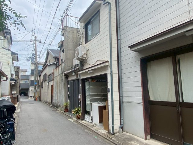 壬生松原町の前面道路含む現地写真