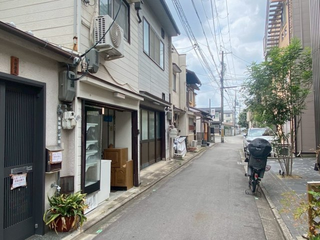 壬生松原町の前面道路含む現地写真