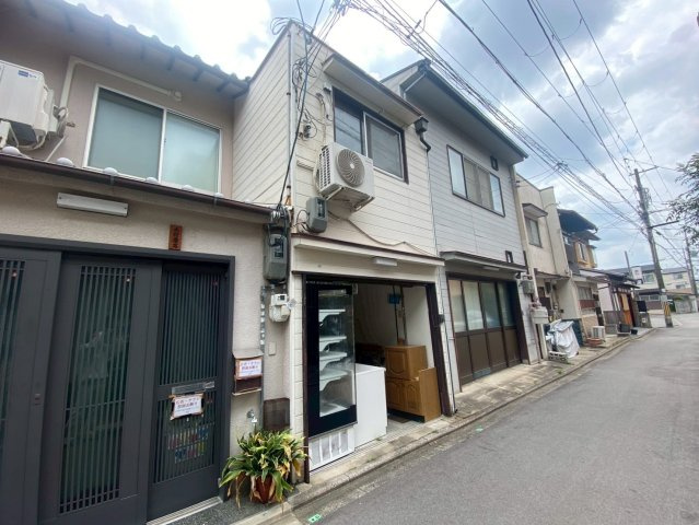 壬生松原町の前面道路含む現地写真