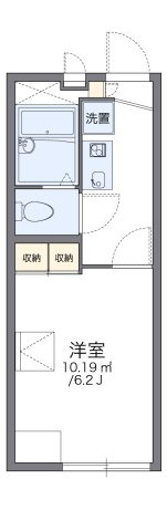 レオパレス三郷Ⅱの間取り
