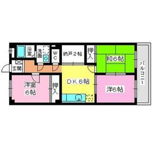 サンヒルズ千早の間取り