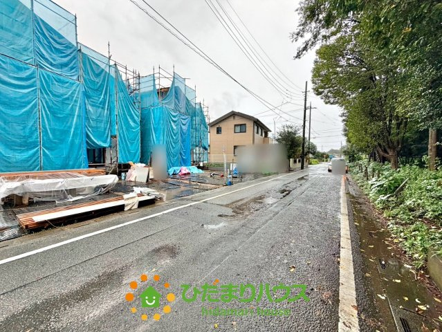 蓮田市蓮田5期　新築一戸建て　01　ケイアイテラスの前面道路含む現地写真|2026/08/31　撮影