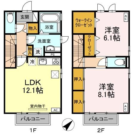 メゾン四日町の間取り
