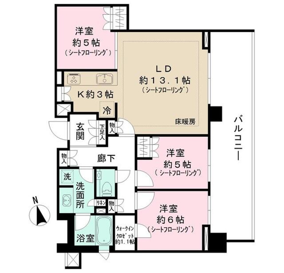 【間取り】 | ヴィークステージ南馬込桜並木通り