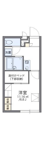 レオパレス山口駅前の間取り