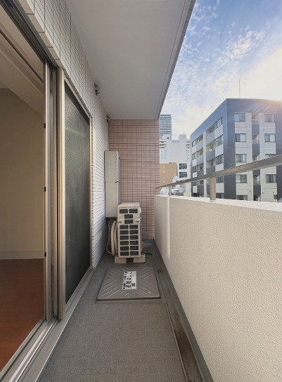 グリーンパーク日本橋浜町　7階　角　部屋　空室のバルコニー