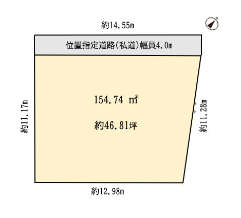 発寒6条14丁目　土地の土地図