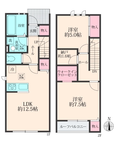 川越市大字砂のタウンの間取り